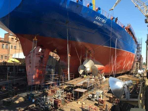 Покраска ледокола ХС-436 применяется для покраски корпусов ледоколов