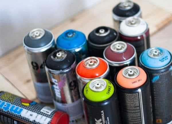 Разноцветные аэрозольные краски Аэрозольные краски