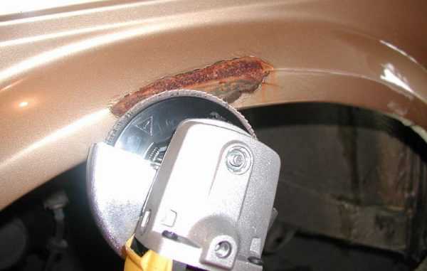 Механическое удаление ржавчины Предварительная подготовка кузова