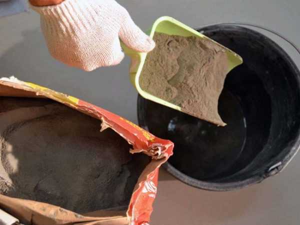 Разведение состава Приготовление клея для керамогранита