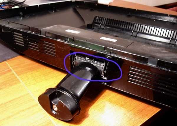 Склейка монитора Приклеивание стойки монитора