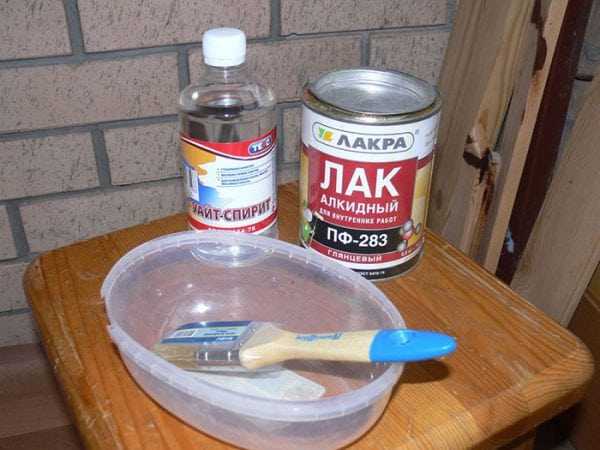 Применение лака ПФ-283 Для разбавления лака используют уайт-спирит
