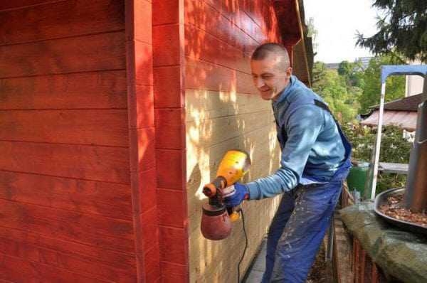 Нанесение пропитки Нанесение пропитки на дерево