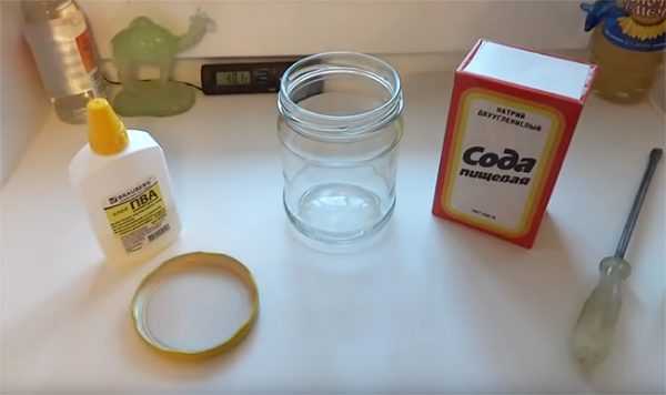 Клей ПВА и сода Ингридиенты для скользкого слайма