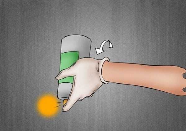 Распыление баллончика Распыление баллончика с краской