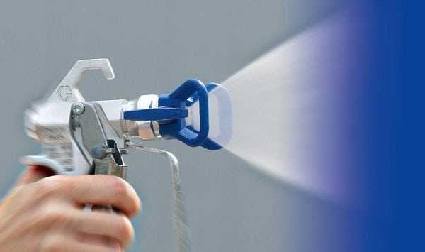 Распылитель ручного краскопульта Проверка распылителя у ручного краскопульта