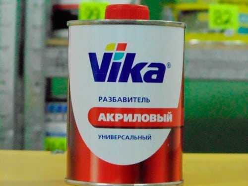 Разбавитель Vika Средство для разбавления лака