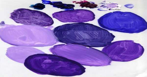 Различные оттенки сиреневого Получение холодных и теплых оттенков сиреневого