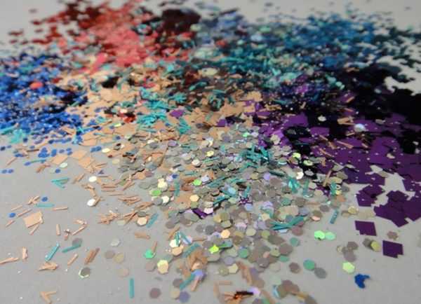 Чипсы для декоративной штукатурки Разноцветные флоки для стен