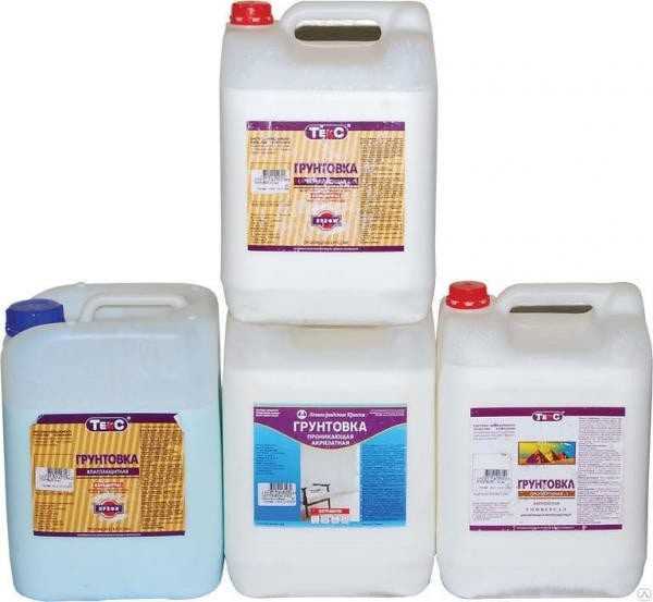 Различные виды фасадных грунтовок Грунтовка глубокого применения