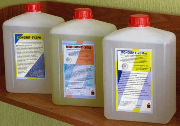 Средства для обработки бетона Разновидности пропиток для бетона