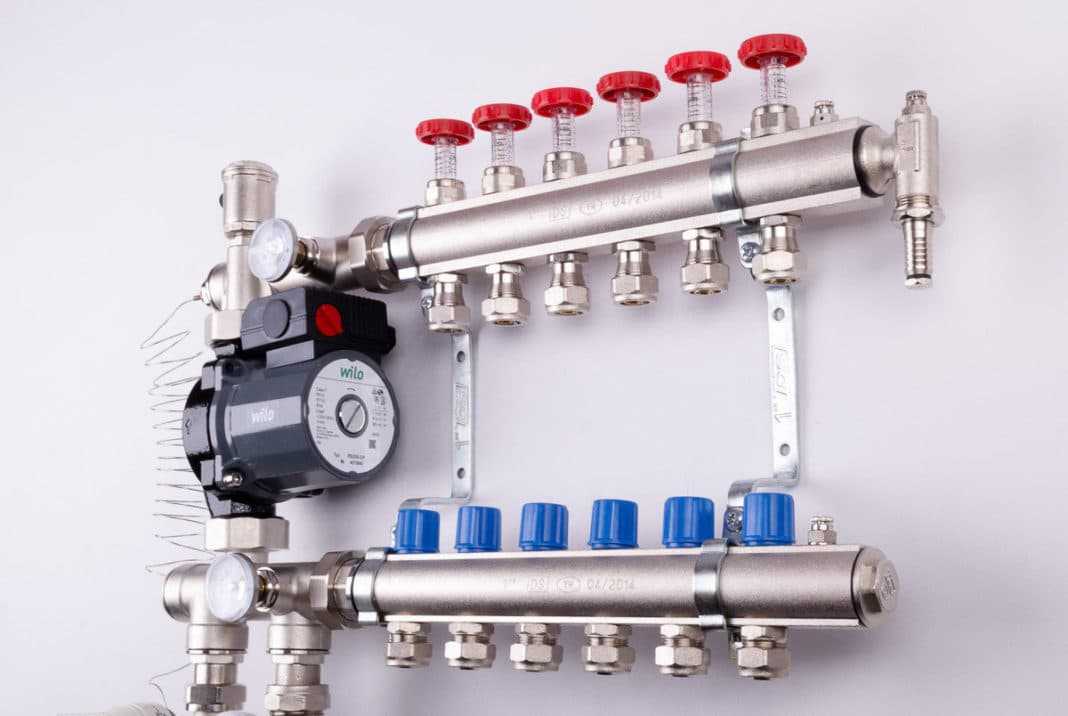 Монтаж расходомеров теплого пола Регулировка расходомеров теплого пола