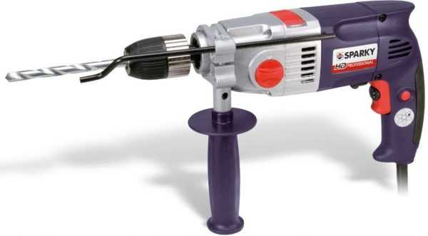 Ударная дрель с регулятором оборотов Реверсивная дрель