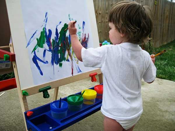 Краски для ребенка 2 лет Рисование в 2 года