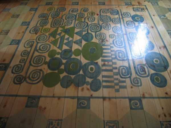 Ручная роспись пола Роспись деревянных полов