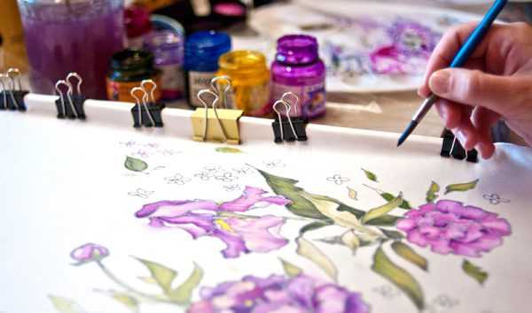 Рисование по ткани Роспись ткани в технике Батик