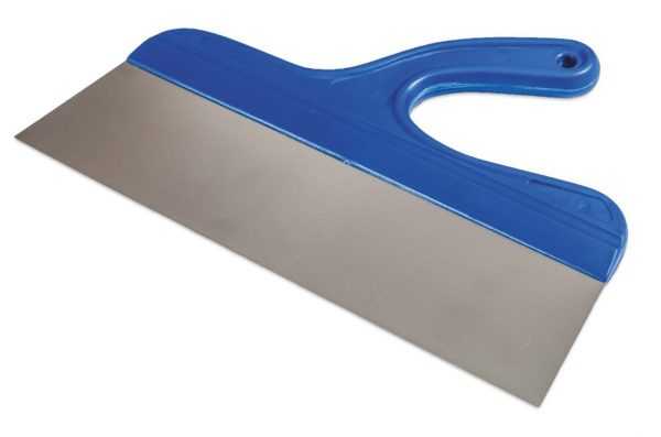 Шпатель металлический 350 мм Рекомендуется использовать широкий инструмент