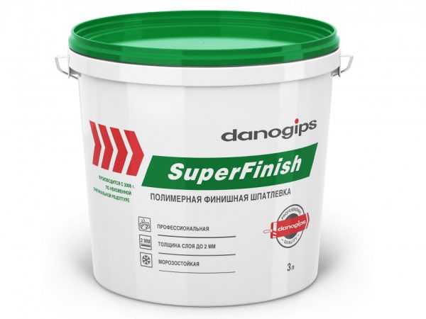 Состав Danogips SUPERFINISH Шпатлевка полимерная финишная