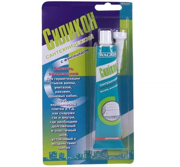 Средство устойчивое к воздействию грибка Wacker Силикон сантехнический с фунгицидом