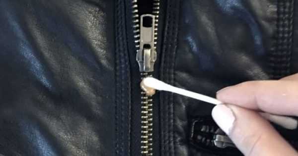 Обработка одежной молнии Смазка молнии на одежде