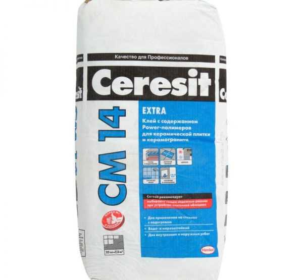 Смесь Ceresit CM 14 Extra Состав с содержанием Power-полимеров