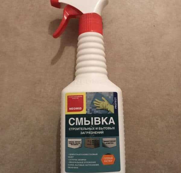 Смывка Строитель Смывка строительных и бытовых загрязнений