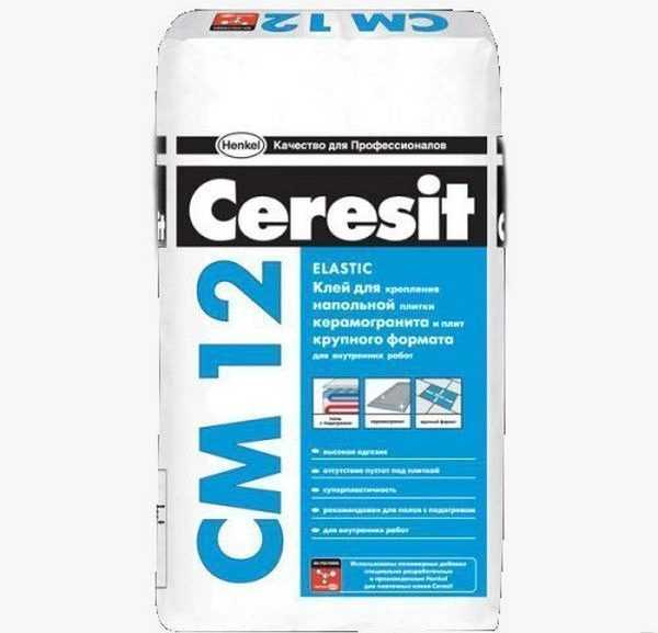 Состав Церезит CM 12 Для крупноформатной напольной плитки