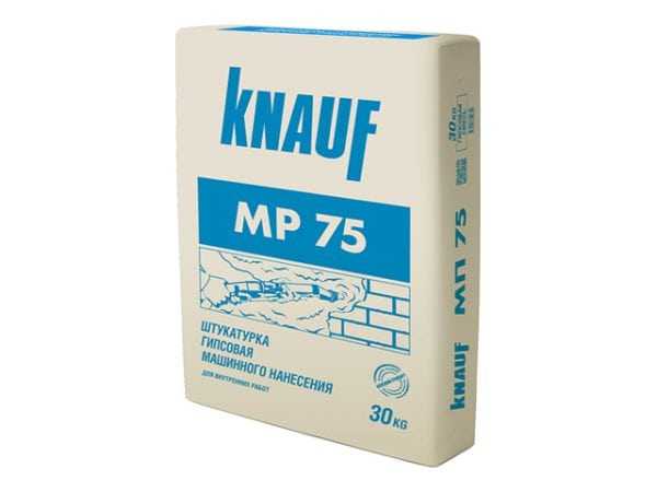 Штукатурка МП-75 Гипсовая смесь KNAUF МП-75 для машинного нанесения