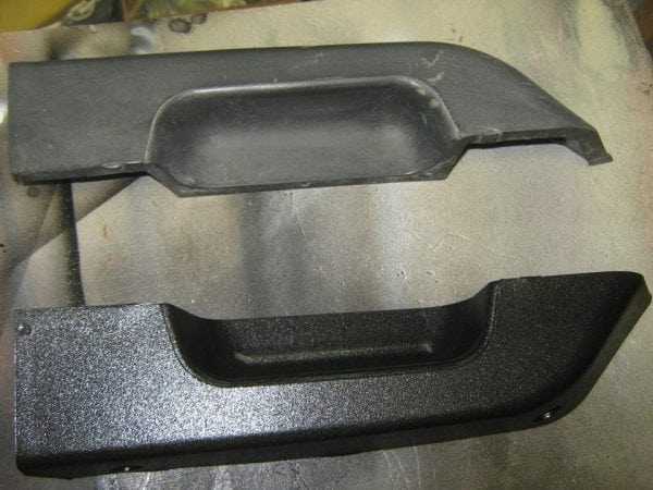 Вид пластика до и после окрашивания структурной краской Структурная краска для пластика