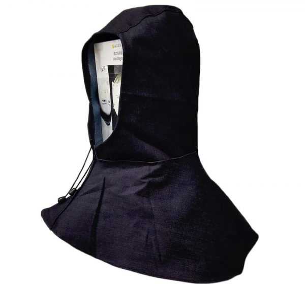 Сварочный капюшон из джинсовой ткани