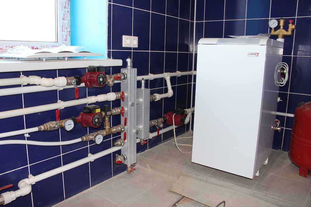 Установленная система теплого пола от газового котла Теплый пол от газового котла