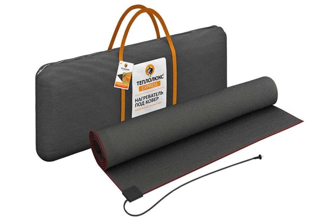 Как выглядит теплый пол под ковер Теплый пол под ковер