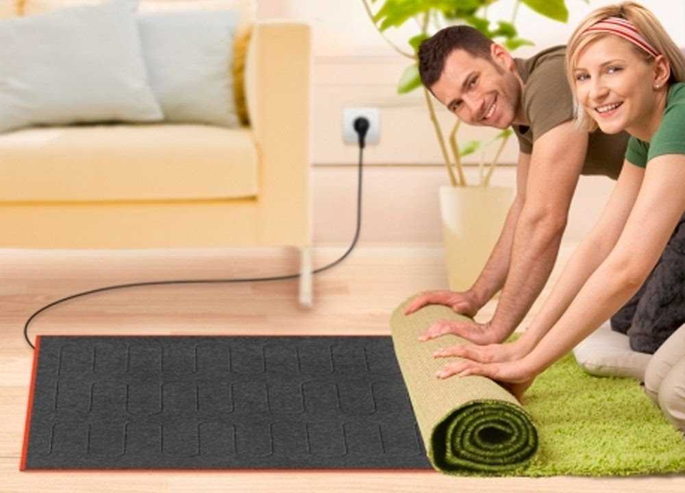 Теплый пол под ковер довольно экономичный в применении Теплый пол под ковер