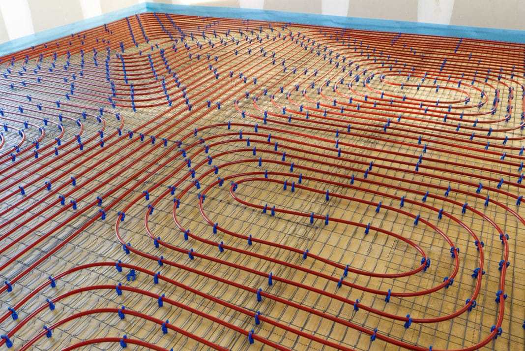 Водяной теплый пол в каркасном доме Теплый пол в каркасном доме