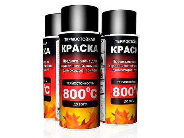 Термостойкая краска в баллончиках Термостойкая краска разных температур