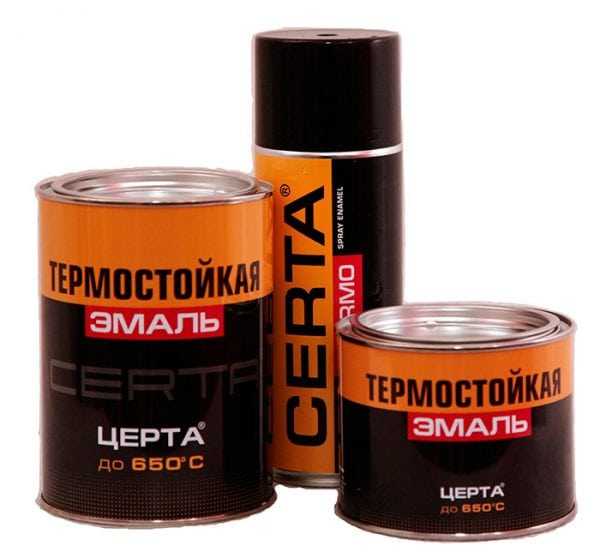 Термостойкая эмаль в разных емкостях Термостойкая краска токсична