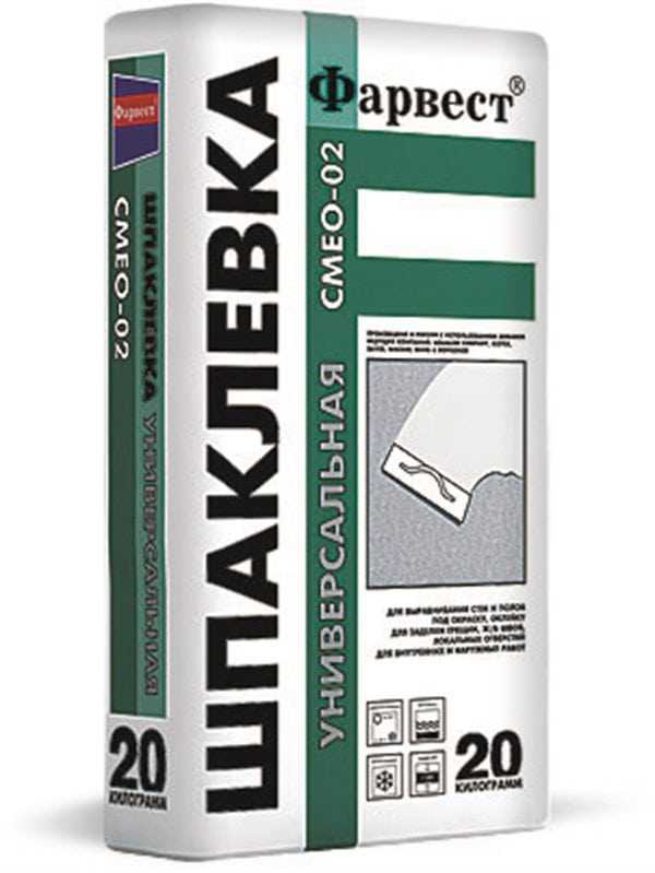 Универсальная фасадная шпаклевка Универсальная шпаклевочная смесь для наружных работ