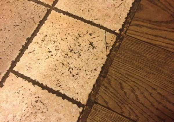 Устройство стыка между различными видами напольного покрытия