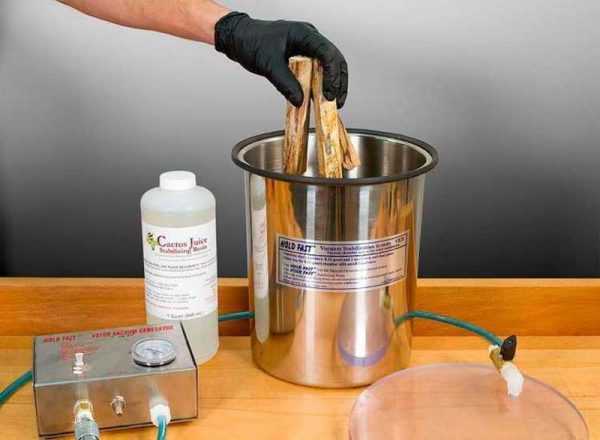 Вакуумная стабилизация древесины