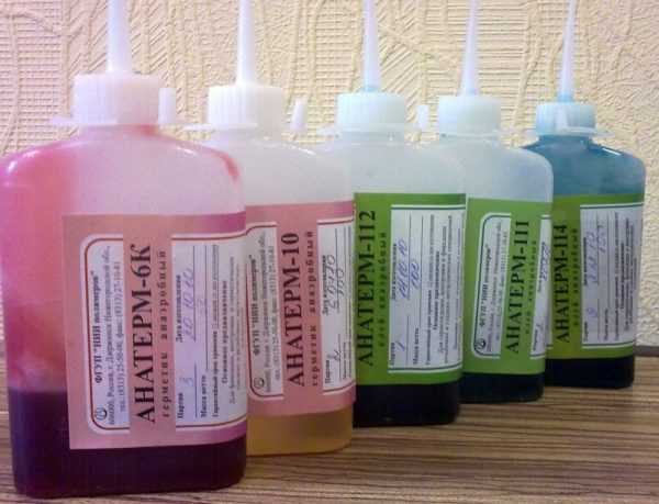 Виды анаэробных герметиков Анатерм