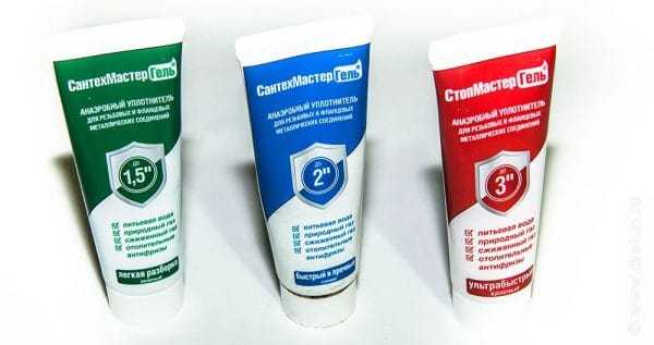 Анаэробный уплотнитель СантехМастер Виды анаэробных составов для резьбовых соединений