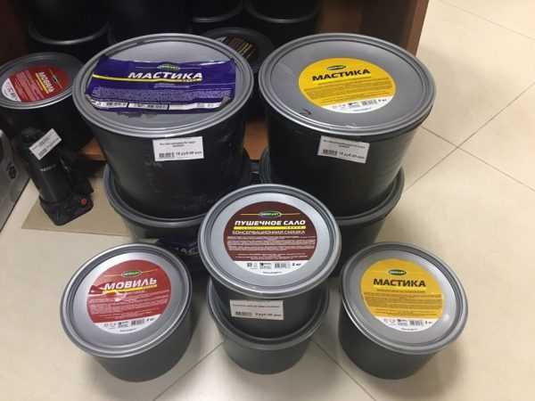 Пушсало в различной упаковке Виды антикоррозионной смазки