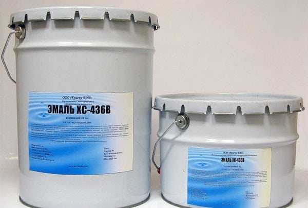 Винилово-эпоксидная краска Двухкомпонентная эмаль ХС-436