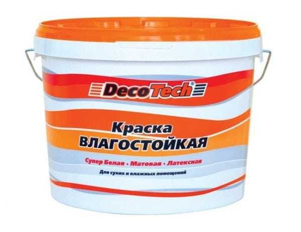 Влагостойкая латексная краска Влагостойкая краска из латекса