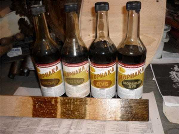 Водные морилки Морилки на водной основе