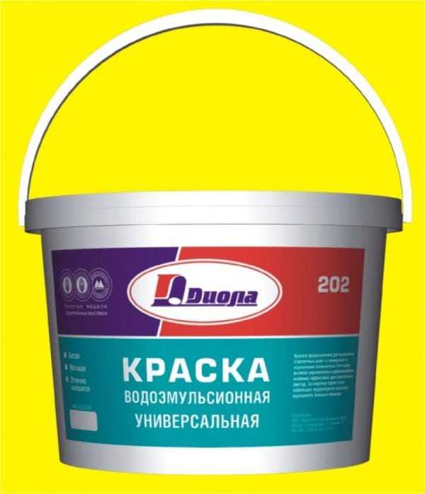 Краска водоэмульсионная универсальная Д-202 Краска для стен и потолков