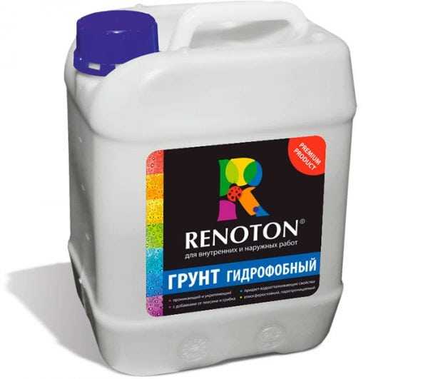 Канистра гидрофобного грунта Водоотталкивающая грунтовка