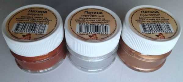 Декоративные воски Восковая патина на водной основе