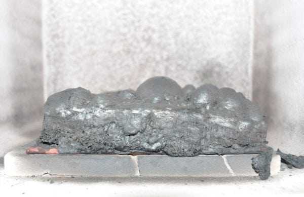 Пример вспучивания огнезащитного покрытия Вспучивающиеся покрытия