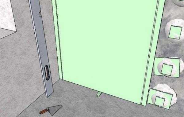 Стены из гипсокартона без каркаса Выравнивание ГКЛ по уровню